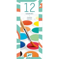 Discount 12 pastilles de peinture gouache Dessin Et Peinture