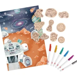 Aimants de l'espace à colorier Jeu Magnétique