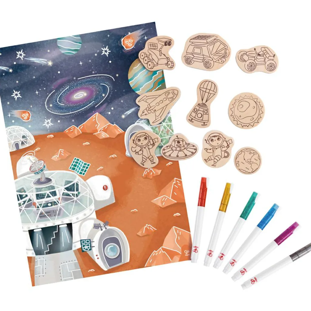 Aimants de l'espace à colorier Jeu Magnétique