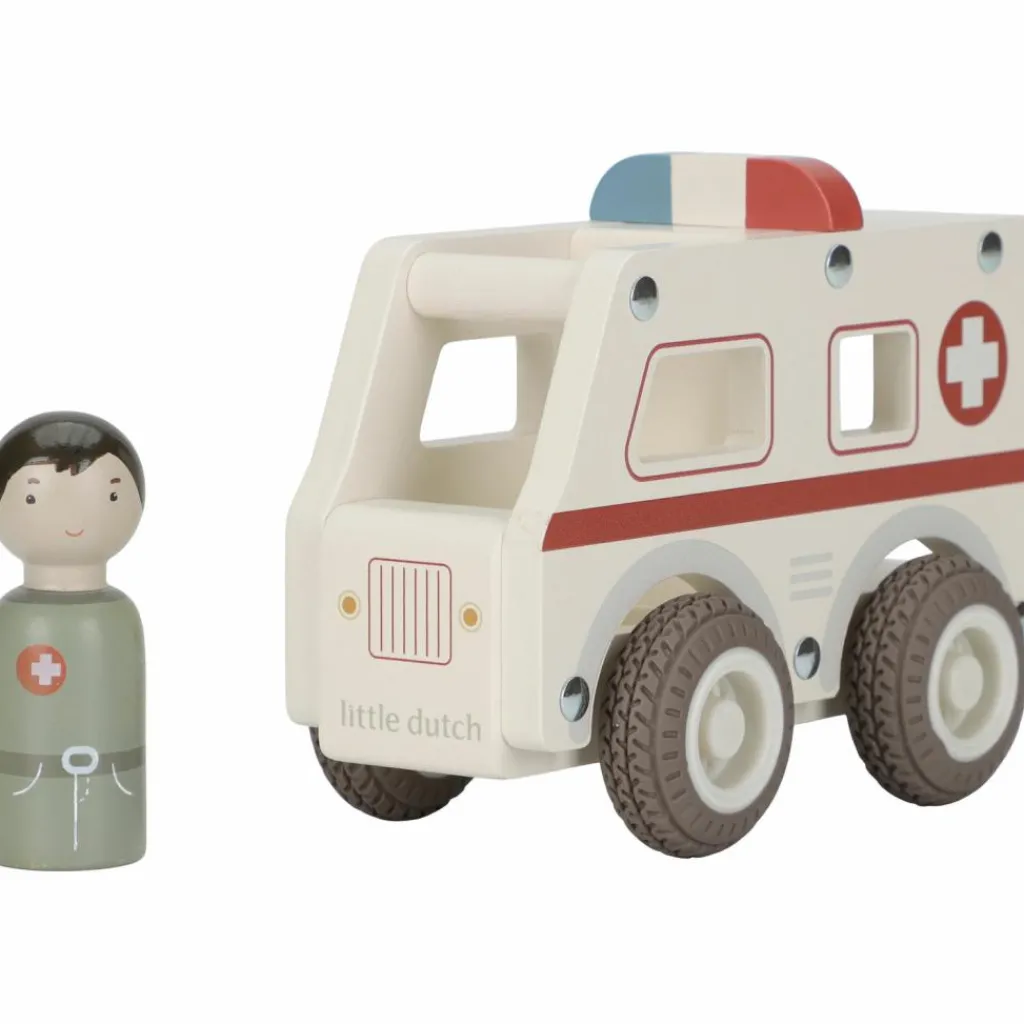 Ambulance en bois Petites Voitures, Véhicules Et Circuits