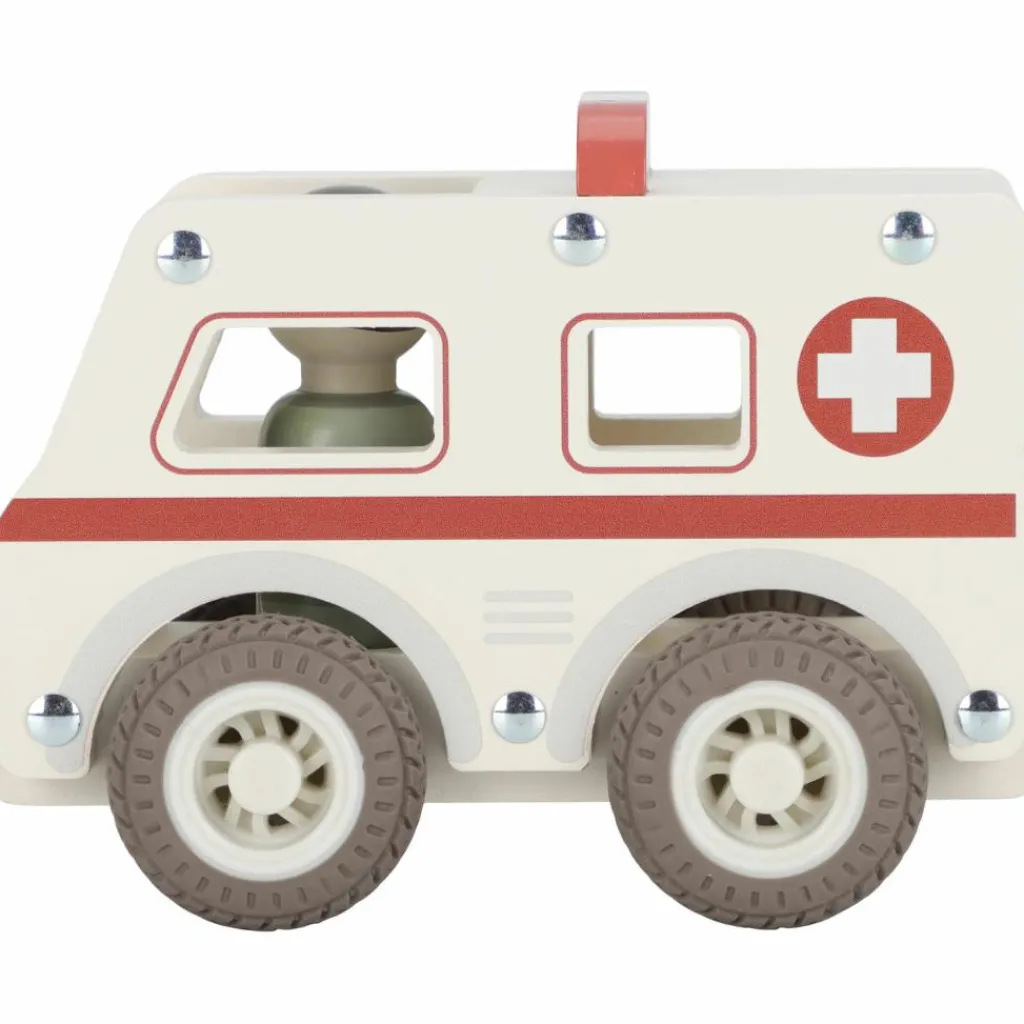 Ambulance en bois Petites Voitures, Véhicules Et Circuits