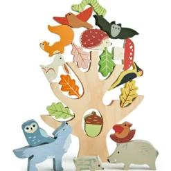 Animaux de la forêt en bois à empiler Jouet À Empiler