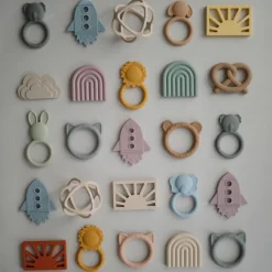 New Anneau de dentition en silicone Éléphant Jouet / Anneau De Dentition