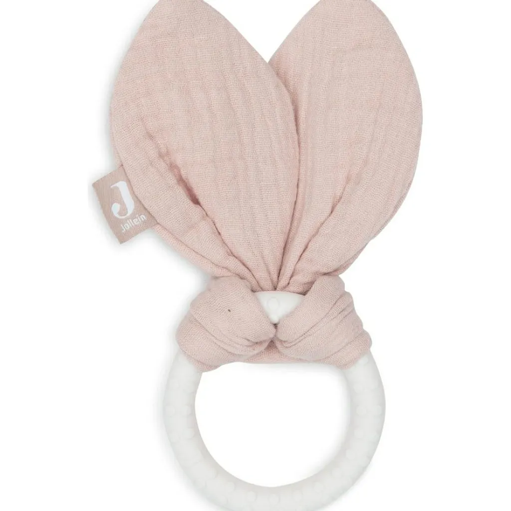 Outlet Anneau de dentition en silicone Bunny Ears Wild Rose Jouet / Anneau De Dentition