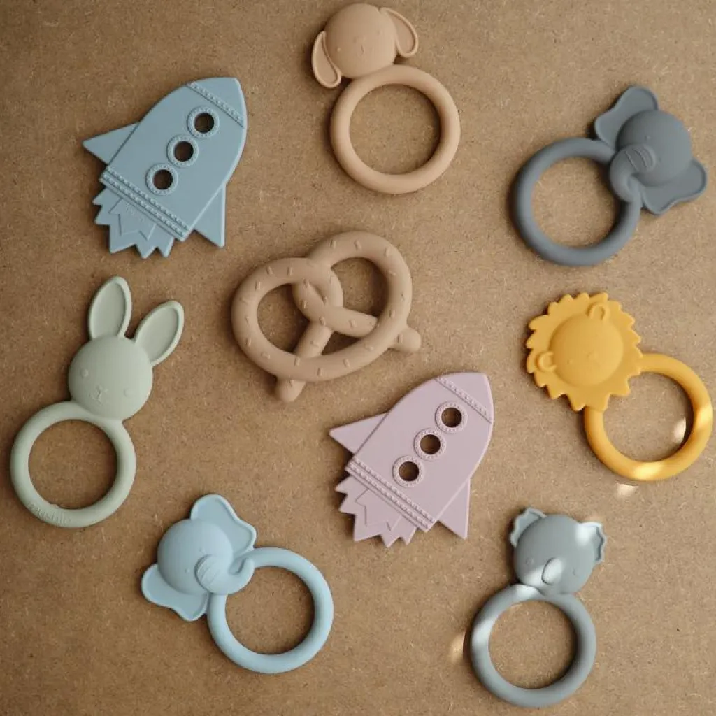 Outlet Anneau de dentition en silicone Lion Jouet / Anneau De Dentition