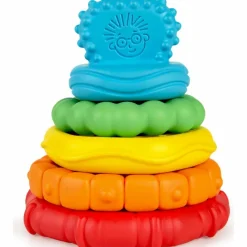 Hot Anneaux à empiler Stack et Teethe (5 pièces) Jouet À Empiler
