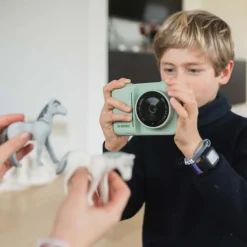 Discount Appareil photo avec impressions Zoo Print Dino Green Enfant Appareil Photo Enfant