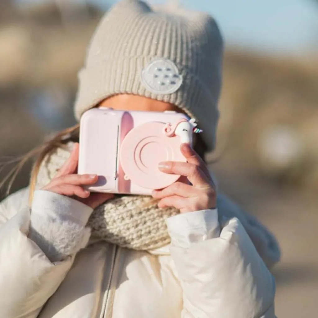 New Appareil photo avec impressions Zoo Print Unicorn Enfant Appareil Photo Enfant