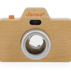 New Appareil photo factice sonore et lumineux en bois Jeu D'Imitation 1Er Âge