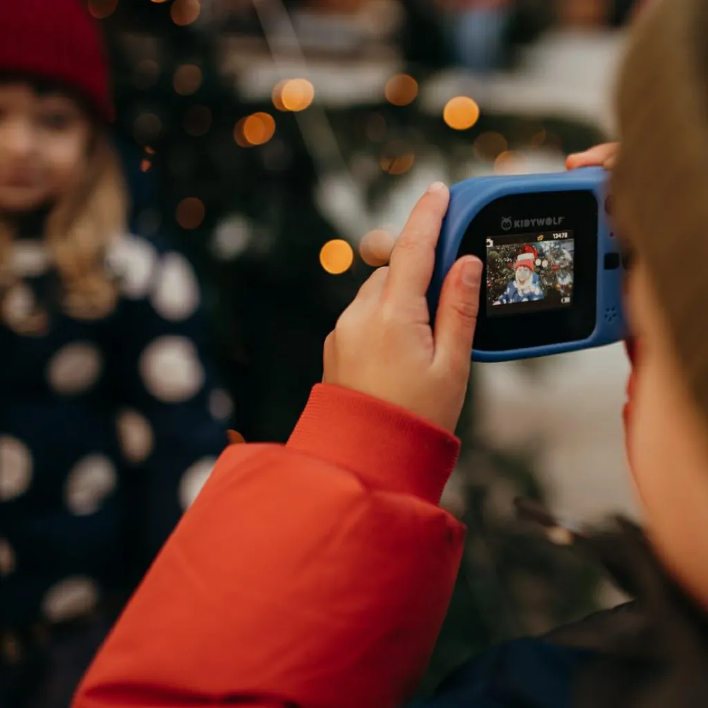 Hot Appareil photo numérique et vidéo Kidycam Waterproof bleu Enfant Appareil Photo Enfant