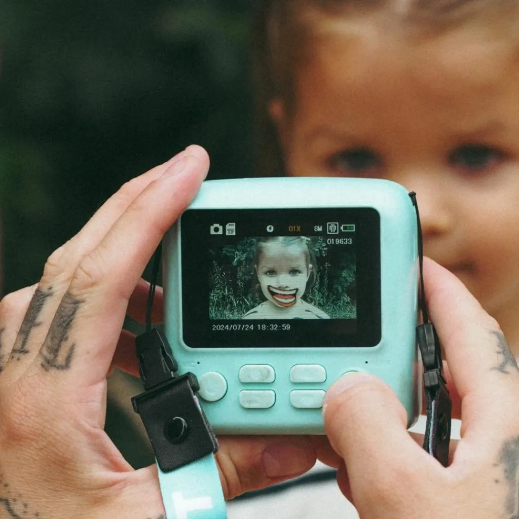 Sale Appareil photo PixiPrint Turquoise Enfant Appareil Photo Enfant