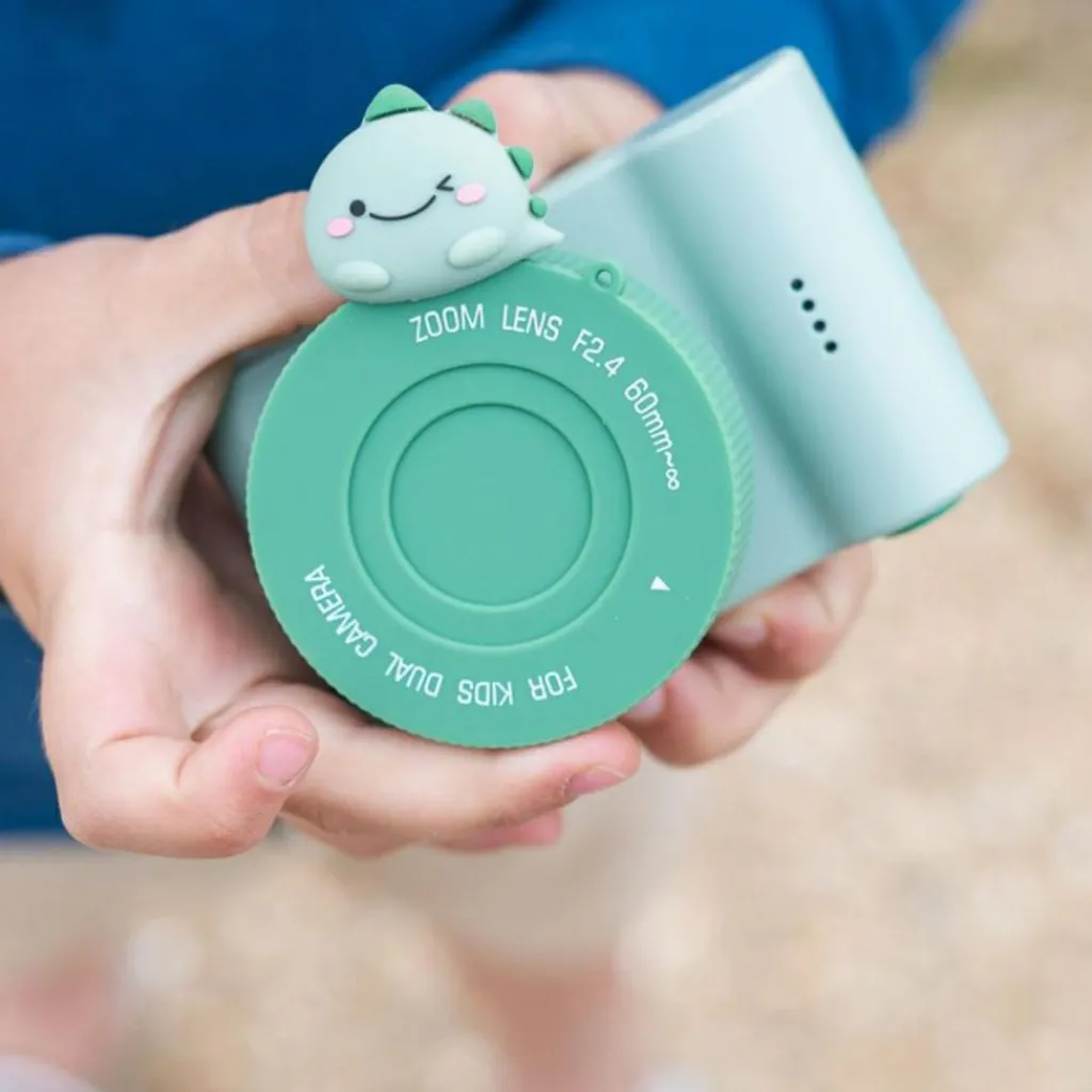 Clearance Appareil photo Urban Zoo Dino Green Enfant Appareil Photo Enfant