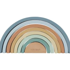 Online Arc-en-ciel en bois FSC Forest Friends Jouet À Empiler