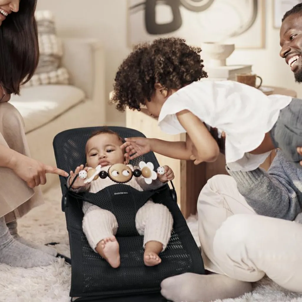 Hot Arche de jeux pour transat Yeux espiègles noir et blanc Accessoires Transat