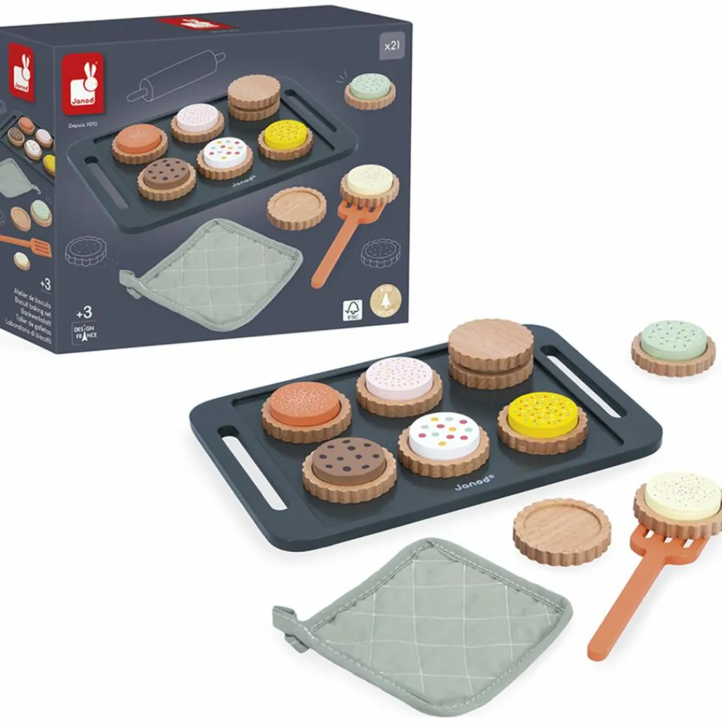 Best Atelier de biscuits Mamie Soleil (21 pièces) Dînette Et Aliments Factices