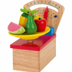 Hot Balance en bois Dînette Et Aliments Factices