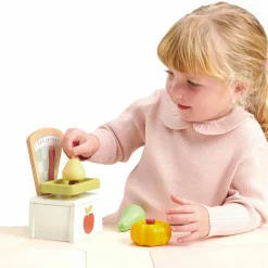 Online Balance en bois Jour du marché Marchand