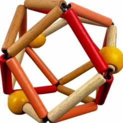 Online Balle de préhension en bois Bass & Bass Fruity Grabber Balle / Cube D'Activités