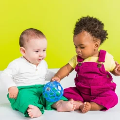 Hot Balle hochet sensoriel bleu Balle / Cube D'Activités