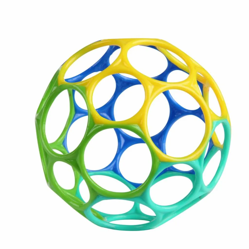 Outlet Balle hochet souple bleu et vert Balle / Cube D'Activités