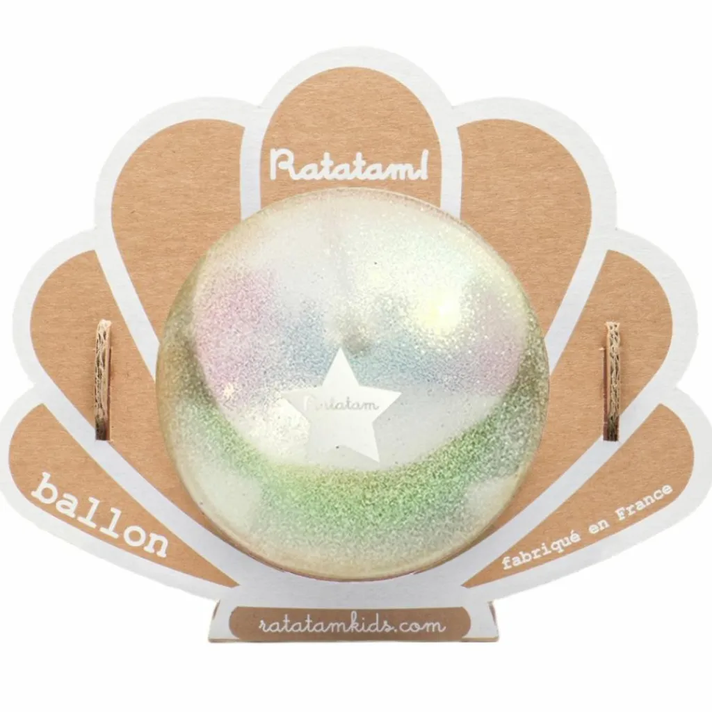 Outlet Ballon coquillage Blanc (10 cm) Balle Souple