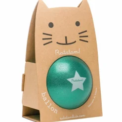 Discount Ballon paillettes Vert (22 cm) Balle Souple