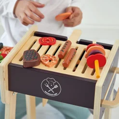 New Barbecue en bois (55 pièces) Enfant Cuisine Enfant