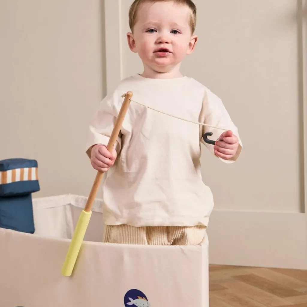 Clearance Bateau en toile avec kit de pêche Kid's Hub Piscine À Balles