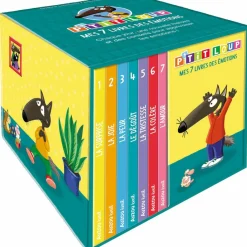 Discount Bibliothèque P'tit Loup Mes 7 livres des émotions Premiers Livres