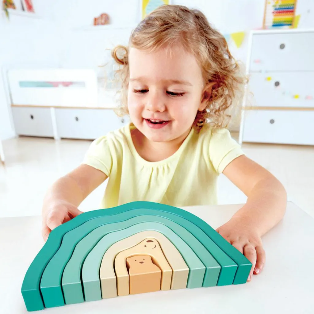 Outlet Blocs à empiler Ours polaire arctique Jouet À Empiler