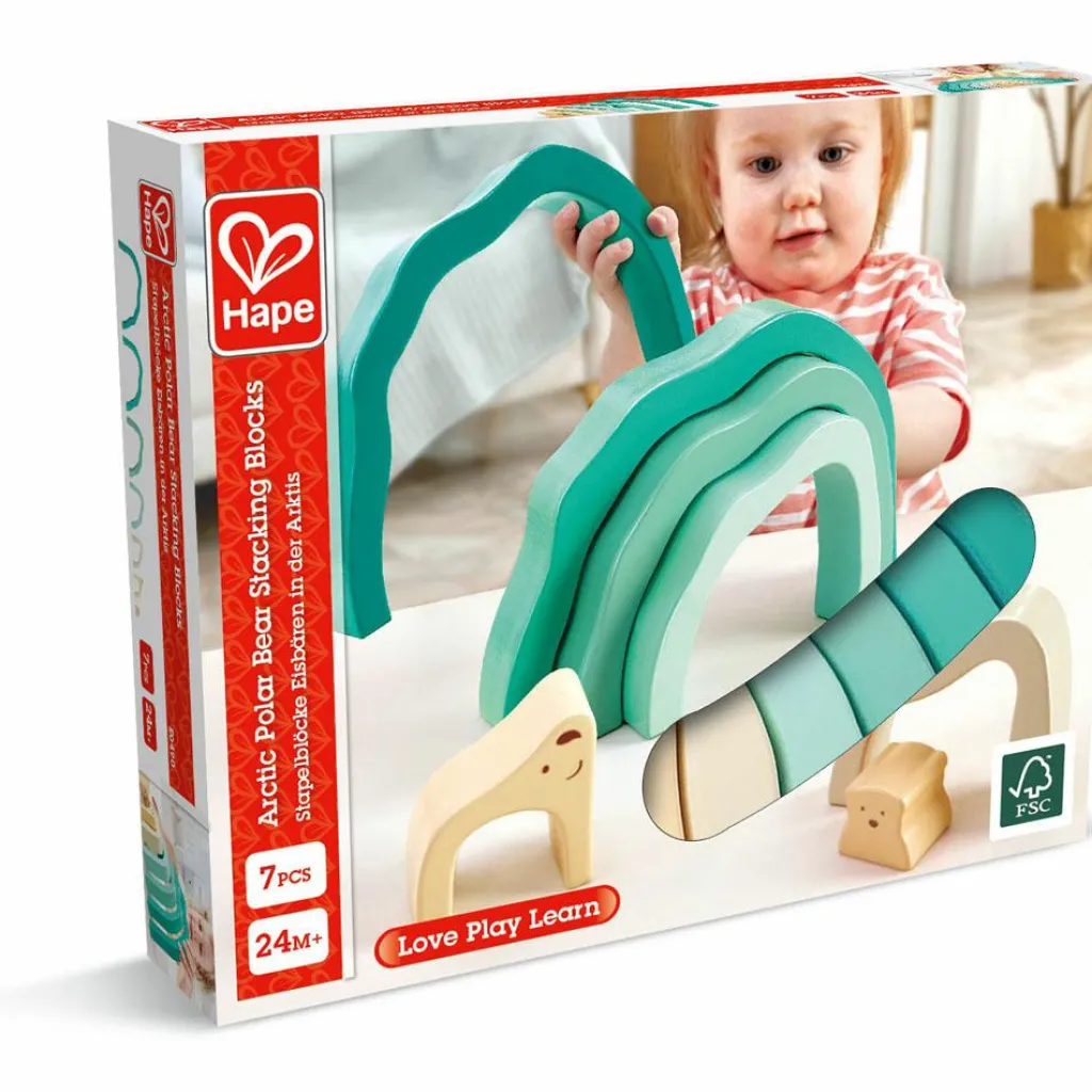 Outlet Blocs à empiler Ours polaire arctique Jouet À Empiler