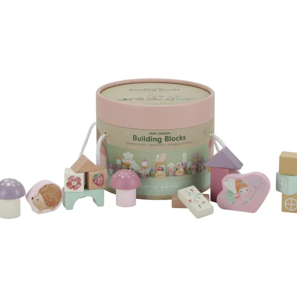 New Blocs de construction en bois FSC Fairy Friends Jeu De Construction