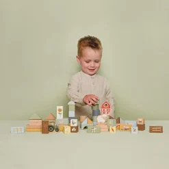 Outlet Blocs de construction en bois Little Farm Jeu De Construction