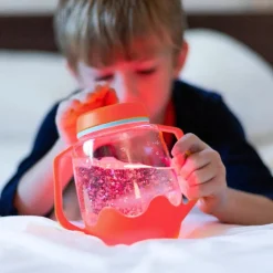 Hot Bocal sensoriel corail Bouteille Sensorielle