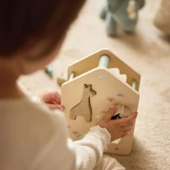 Boîte à forme en bois Jungle Jambo Jouet À Encastrer