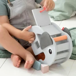 New Boîte à formes Elphee Gris Jouet À Encastrer