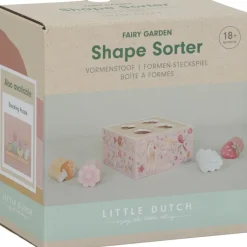 New Boîte à formes en bois FSC Fairy Garden Jouet À Encastrer