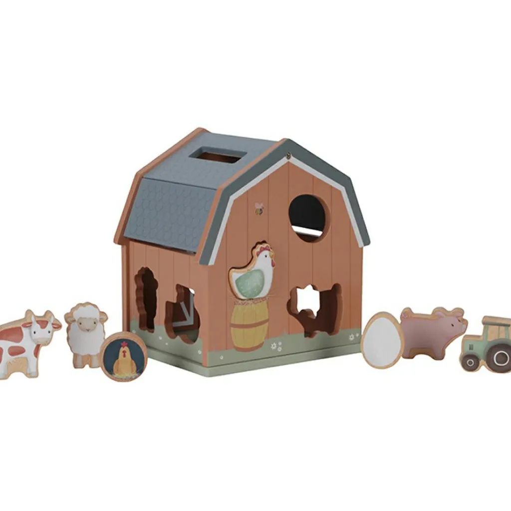 Online Boîte à formes en bois Little Farm Jouet À Encastrer