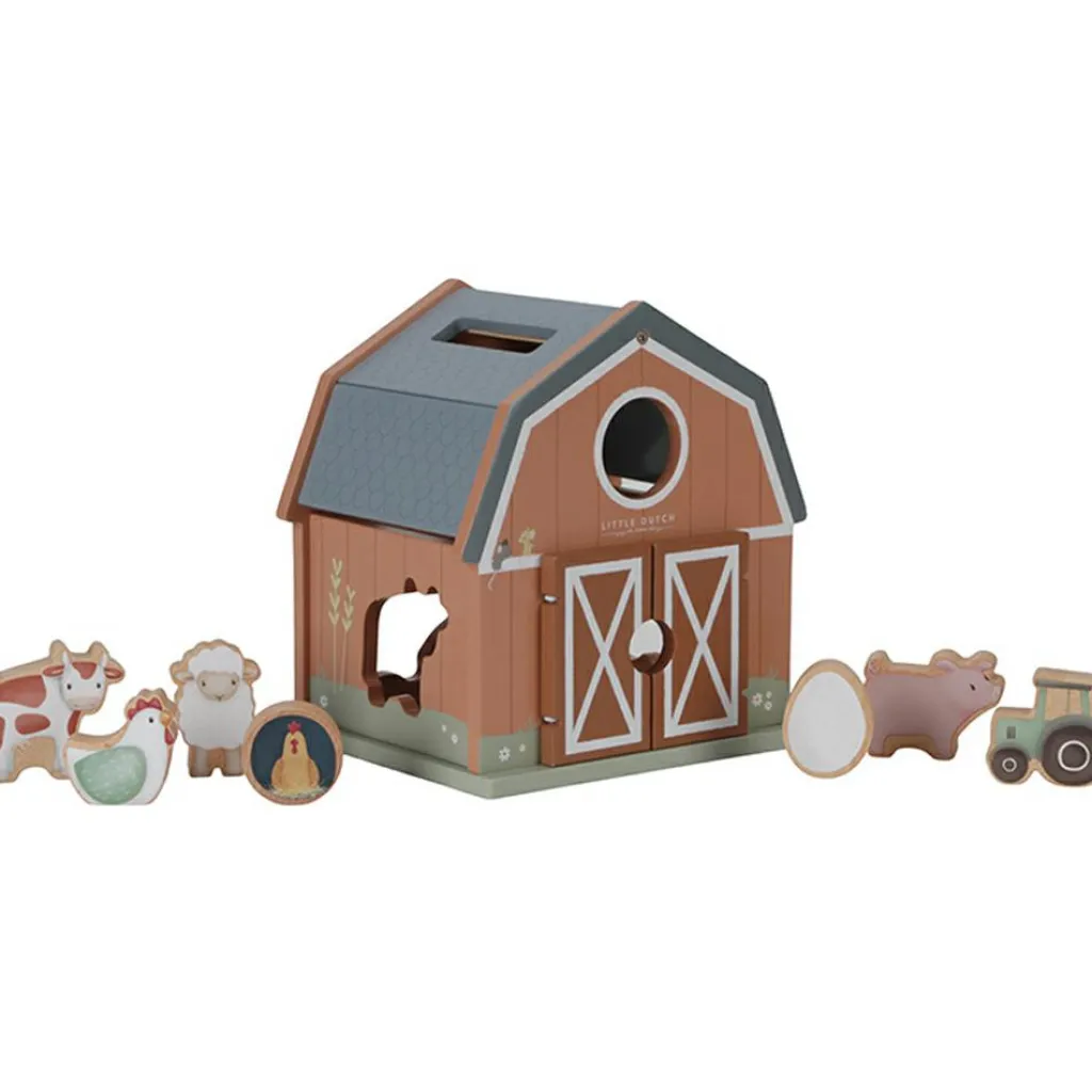 Online Boîte à formes en bois Little Farm Jouet À Encastrer