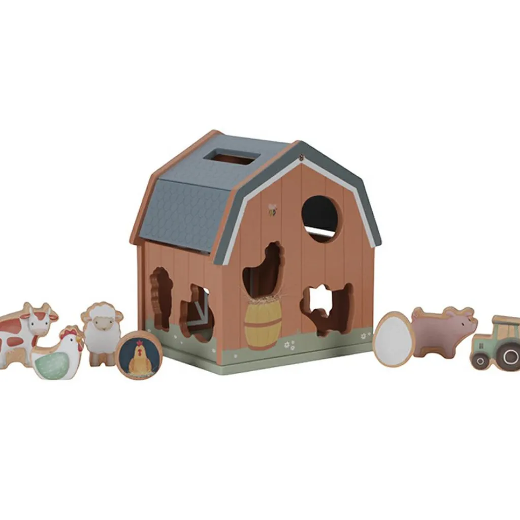 Online Boîte à formes en bois Little Farm Jouet À Encastrer