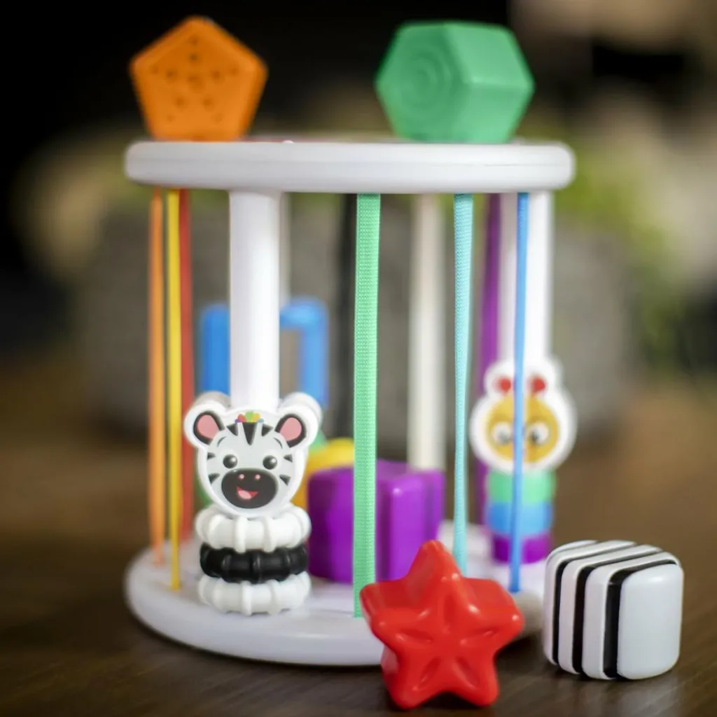 New Boîte à formes Zèbre et Chenille Jouet À Encastrer