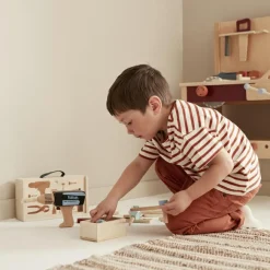 New Boîte à outils en bois Kid's Hub Etabli Et Outils