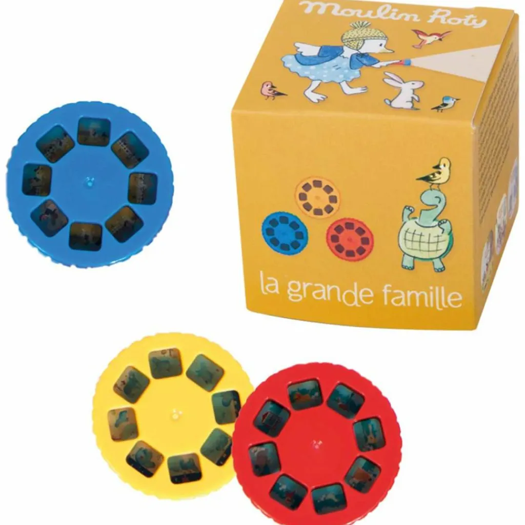 Boîte de 3 disques pour lampe à histoires La Grande Famille Lampe À Histoires