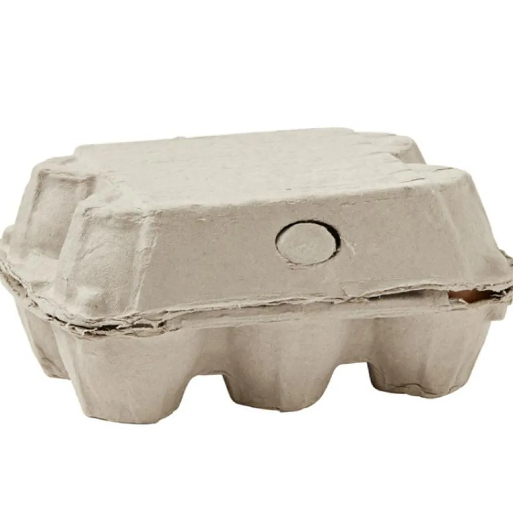 Boîte de 6 oeufs en bois Bistro Dînette Et Aliments Factices