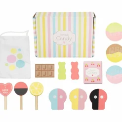 New Boîte de bonbons en bois Marchand