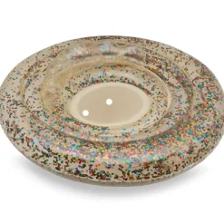 Outlet Bouée bébé coeur transparent et paillettes Bouée