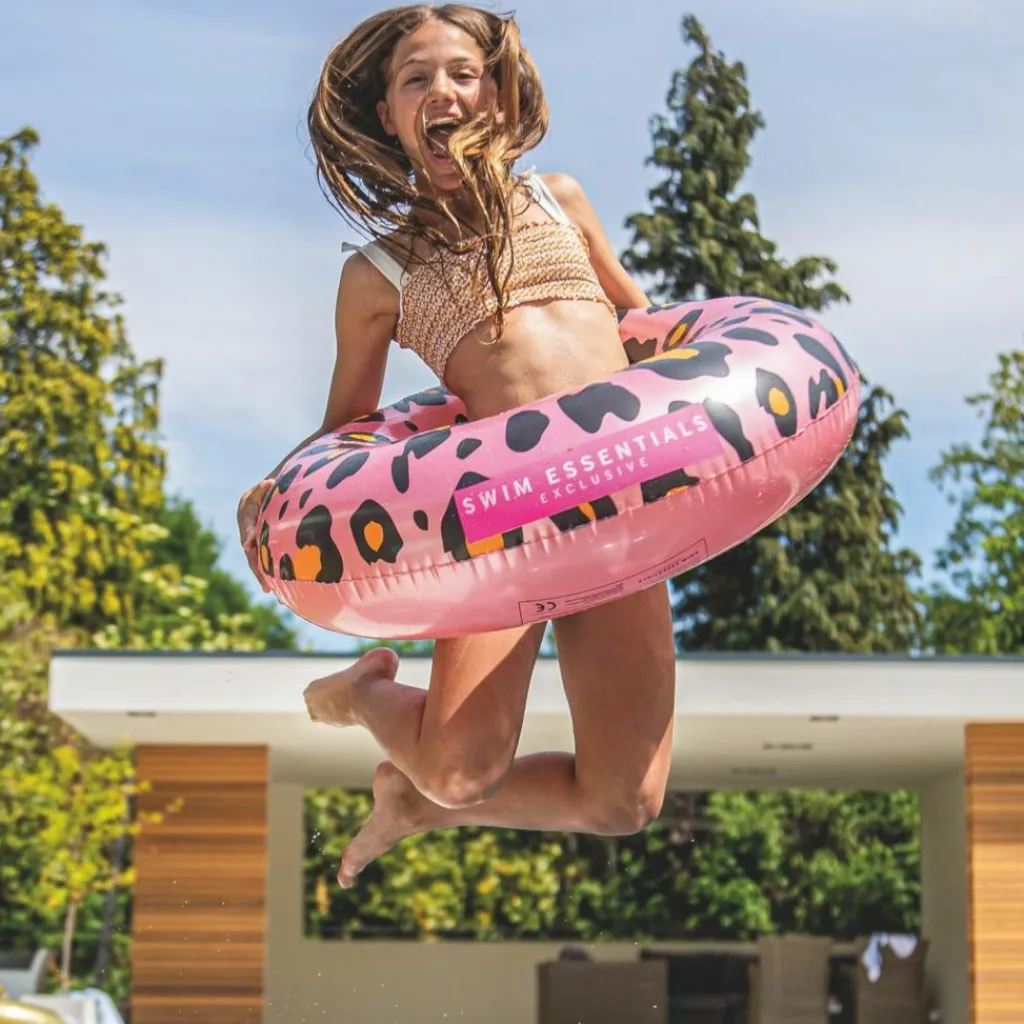 Best Bouée Léopard rose et doré (55 cm) Bouée