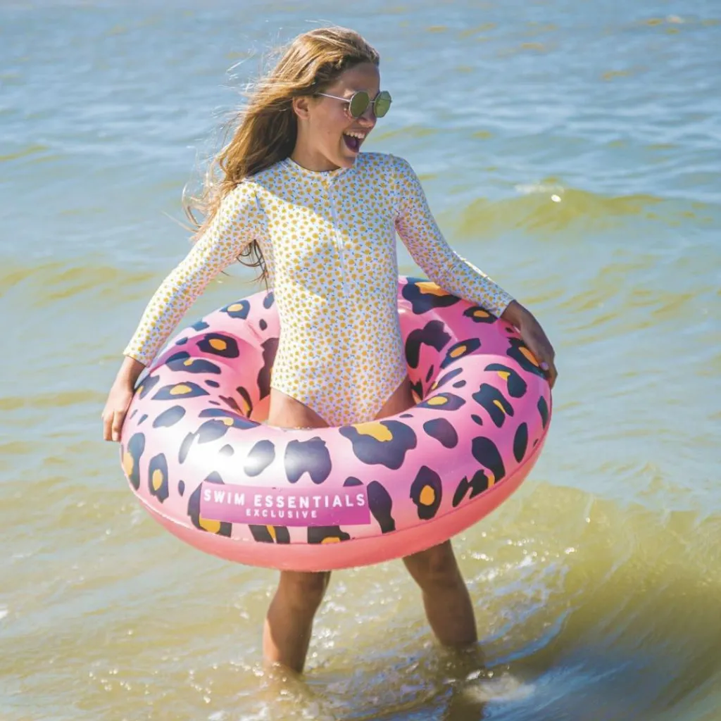 Best Bouée Léopard rose et doré (55 cm) Bouée