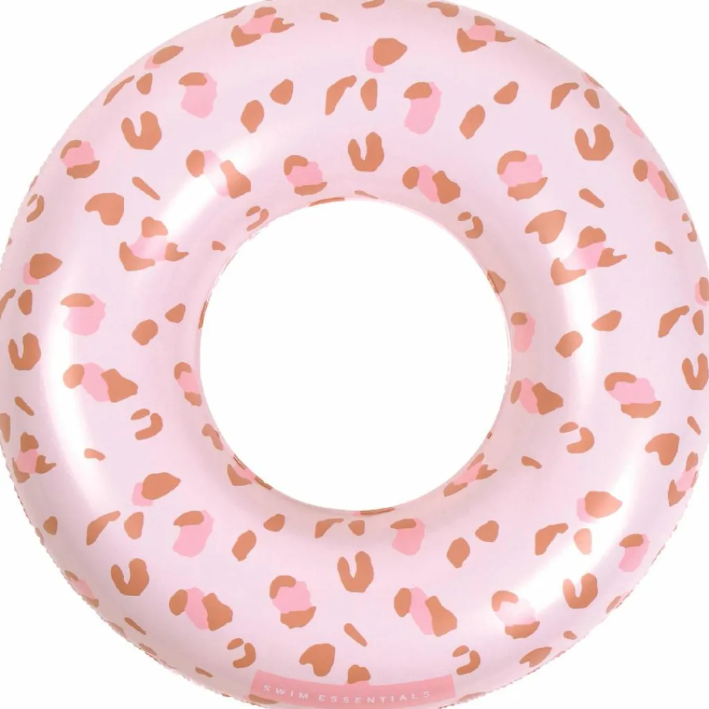 New Bouée Léopard vieux rose (90 cm) Bouée