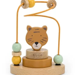 Boulier en bois avec tour à empiler Mr. Tiger Boulier